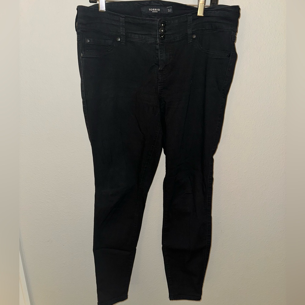 Torrid Jegging, Black, 14 T